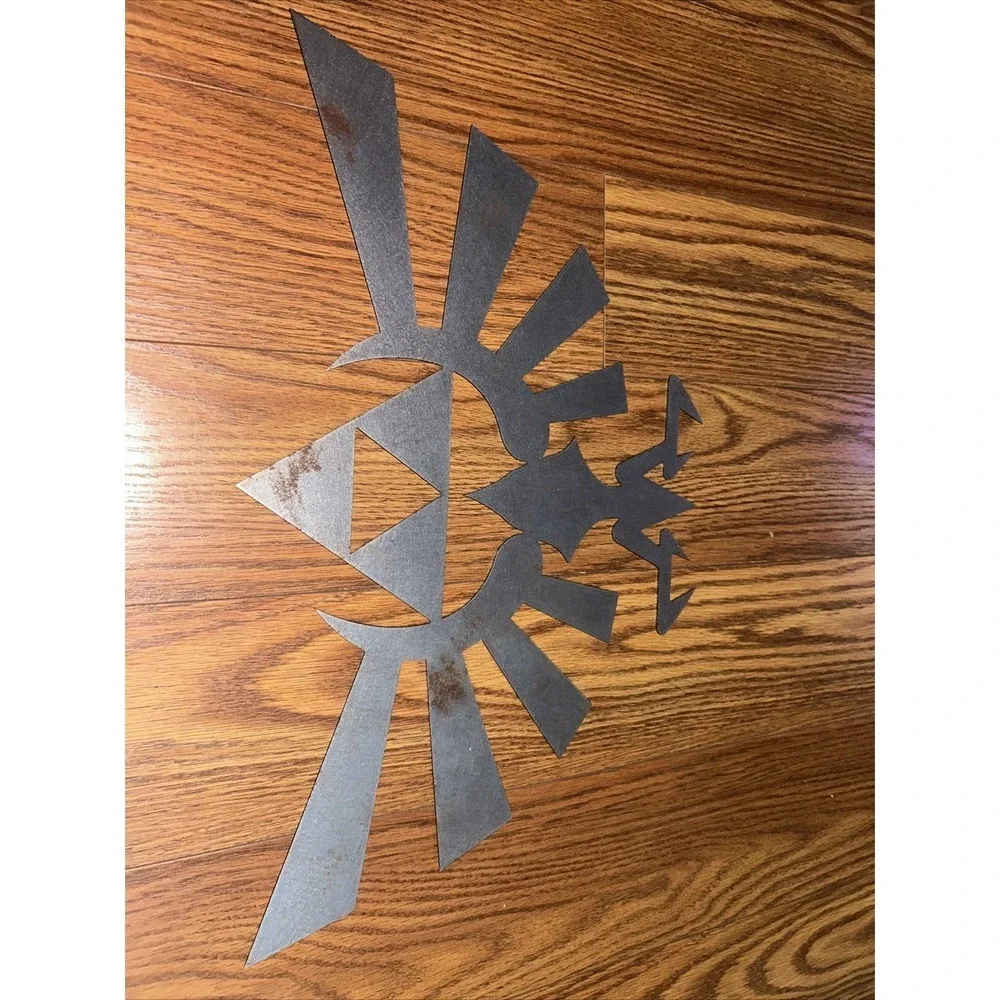 The Legends Of Zelda Tri‎ Force Princess Nintendo Large Metal Wall Hanging